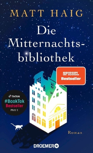 Buchcover und Innenansicht für das Buch: The Midnight Library
