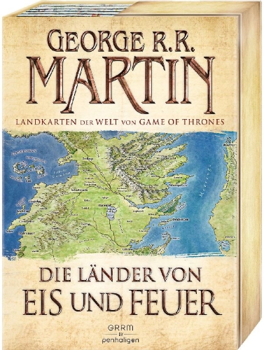 Buchcover und Innenansicht für das Buch: The Lands of Ice and Fire (Maps from King's Landing to Across the Narrow Sea)