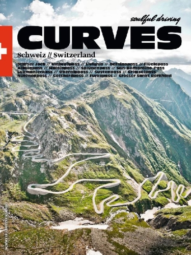 Buchcover und Innenansicht für das Buch: CURVES Schweiz