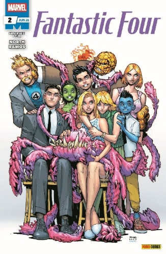 Buchcover und Innenansicht für das Buch: Fantastic Four - Neustart (2. Serie)