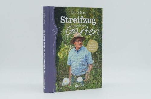 Buchcover und Innenansicht für das Buch: Streifzug durch den Garten
