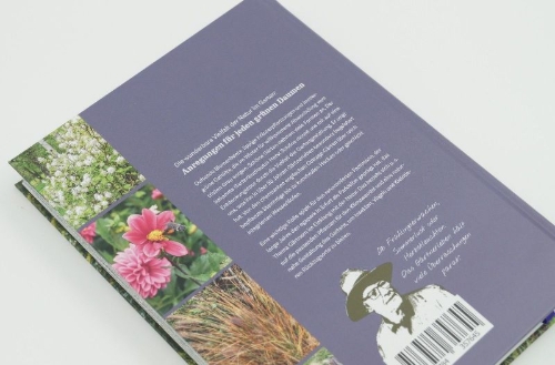 Buchcover und Innenansicht für das Buch: Streifzug durch den Garten