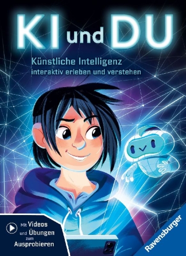 Buchcover und Innenansicht für das Buch: KI und du