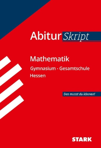 Buchcover und Innenansicht für das Buch: AbiturSkript - Mathematik Hessen