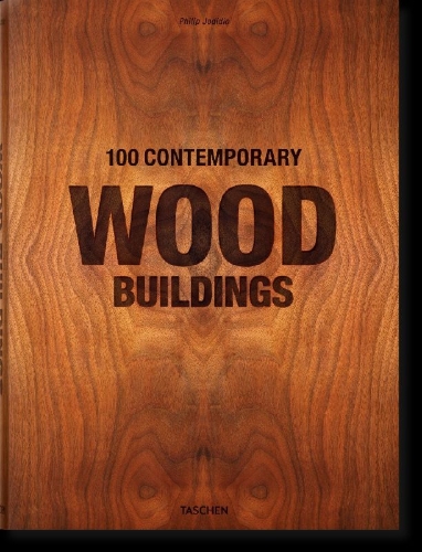 Buchcover und Innenansicht für das Buch: 100 Contemporary Wood Buildings