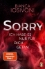 Buchcover und Innenansicht für das Buch: SORRY. Ich habe es nur für dich getan
