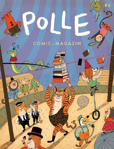 Buchcover und Innenansicht für das Buch: POLLE #6: Kindercomic-Magazin