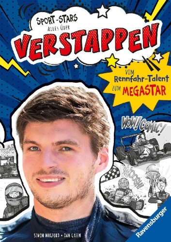 Buchcover und Innenansicht für das Buch: Sports-Superstars. Verstappen Rules