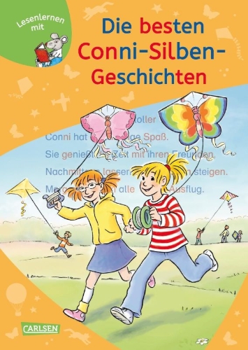 Buchcover und Innenansicht für das Buch: LESEMAUS zum Lesenlernen Sammelbände: Die besten Conni-Silben-Geschichten