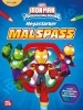 Buchcover und Innenansicht für das Buch: MARVEL: Iron Man und seine fantastischen Freunde: Megastarker Malspaß