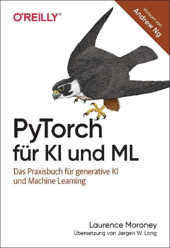 Buchcover und Innenansicht für das Buch: PyTorch für KI und ML