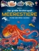 Buchcover und Innenansicht für das Buch: Der große Stickerspaß: Meerestiere