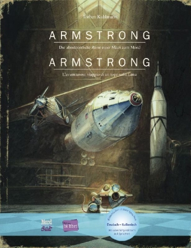 Buchcover und Innenansicht für das Buch: Armstrong (Deutsch-Italienisch)