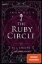 Buchcover und Innenansicht für das Buch: The Ruby Circle (1). All unsere Geheimnisse