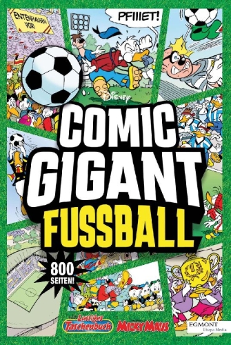 Buchcover und Innenansicht für das Buch: Comic Gigant Fußball