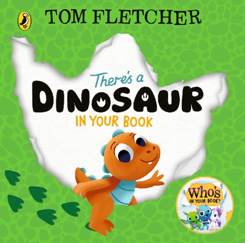 Buchcover und Innenansicht für das Buch: There's a Dinosaur in Your Book