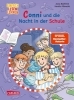 Buchcover und Innenansicht für das Buch: Lesen lernen mit Conni: Conni und die Nacht in der Schule