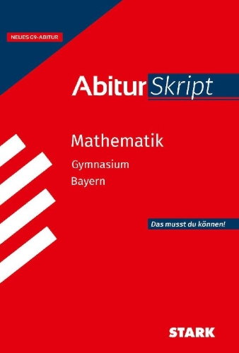 Buchcover und Innenansicht für das Buch: STARK Mathematik - AbiturSkript Bayern ab 2026