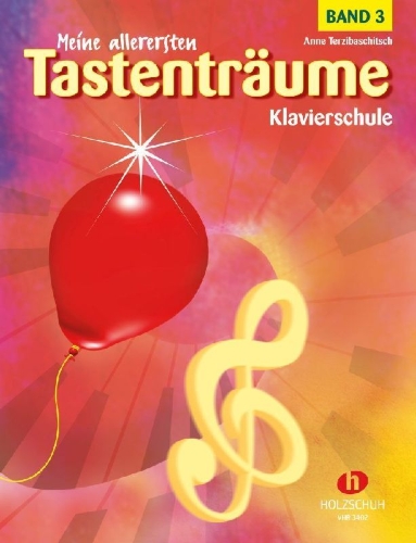 Buchcover und Innenansicht für das Buch: Meine allerersten Tastenträume 3