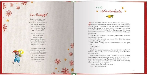 Buchcover und Innenansicht für das Buch: Wir freuen uns auf Weihnachten