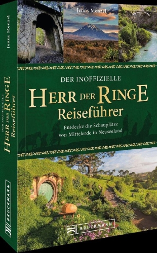Buchcover und Innenansicht für das Buch: Der inoffizielle Herr der Ringe Reiseführer