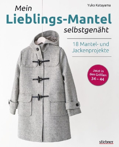 Buchcover und Innenansicht für das Buch: Mein Lieblings-Mantel selbstgenäht