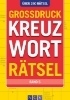 Buchcover und Innenansicht für das Buch: Großdruck Kreuzworträtsel - Band 5 - Über 280 Rätsel in großer Schrift für Senioren & Erwachsene