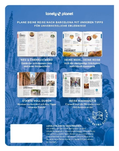 Buchcover und Innenansicht für das Buch: LONELY PLANET Reiseführer Entdecke Barcelona