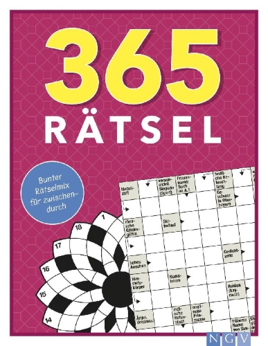 Buchcover und Innenansicht für das Buch: 365 Rätsel