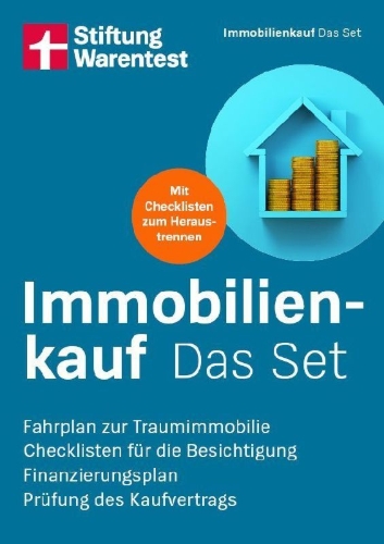 Buchcover und Innenansicht für das Buch: Immobilienkauf - Das Set