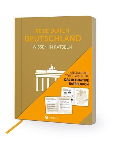 Buchcover und Innenansicht für das Buch: Reise durch Deutschland I Wissen in Rätseln
