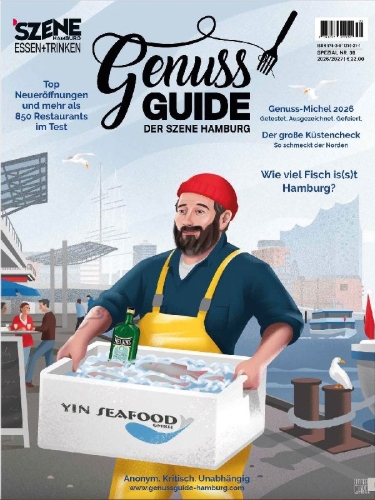 Buchcover und Innenansicht für das Buch: SZENE HAMBURG ESSEN + TRINKEN 39/2026