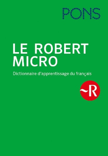 Buchcover und Innenansicht für das Buch: PONS Le Robert Micro