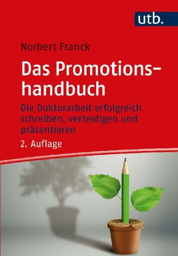 Buchcover und Innenansicht für das Buch: Das Promotionshandbuch