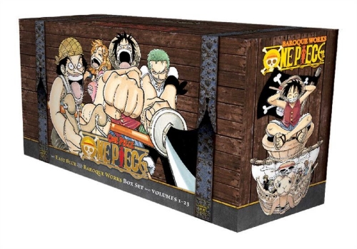 Buchcover und Innenansicht für das Buch: One Piece Box Set 1: East Blue and Baroque Works