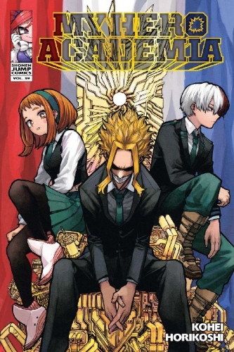Buchcover und Innenansicht für das Buch: My Hero Academia, Vol. 39