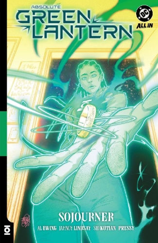 Buchcover und Innenansicht für das Buch: Absolute Green Lantern Vol. 2: Sojourner