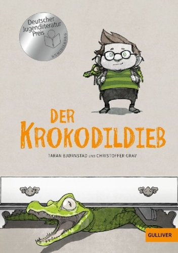 Buchcover und Innenansicht für das Buch: Krokodilletyven