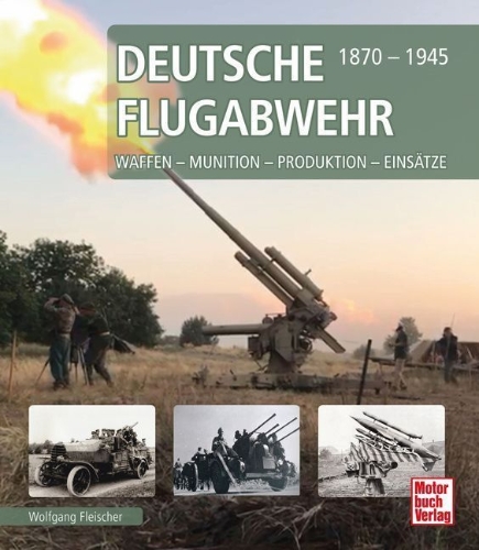 Buchcover und Innenansicht für das Buch: Deutsche Flugabwehr 1870-1945