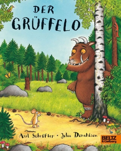 Buchcover und Innenansicht für das Buch: The Gruffalo