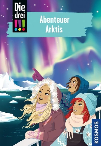 Buchcover und Innenansicht für das Buch: Die drei !!!, 121, Abenteuer Arktis