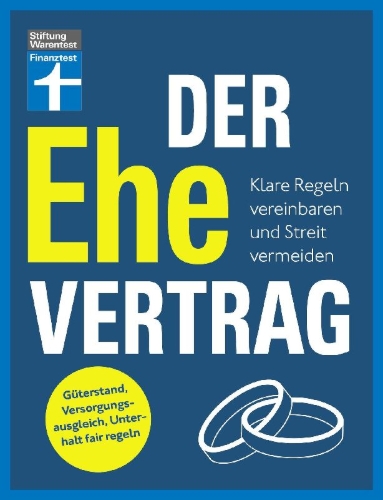 Buchcover und Innenansicht für das Buch: Der Ehevertrag