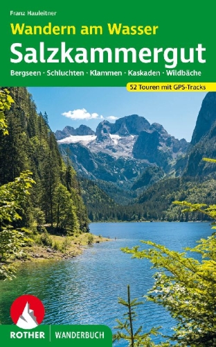 Buchcover und Innenansicht für das Buch: Wandern am Wasser Salzkammergut