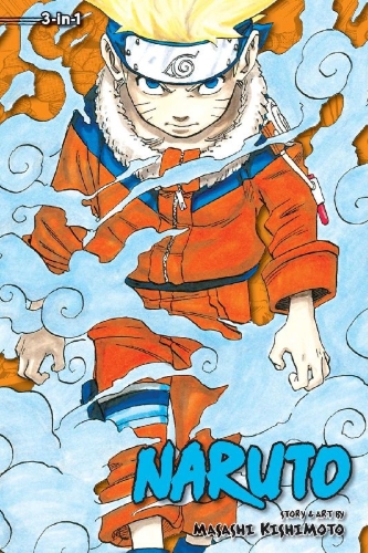 Buchcover und Innenansicht für das Buch: Naruto (3-in-1 Edition), Vol. 1