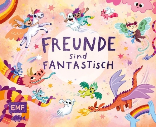 Buchcover und Innenansicht für das Buch: Freunde sind fantastisch! - Das Freundebuch