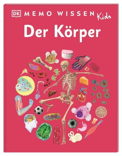 Buchcover und Innenansicht für das Buch: memo Wissen Kids. Der Körper