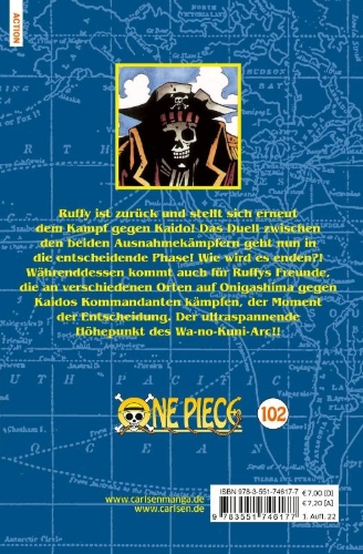 Buchcover und Innenansicht für das Buch: One Piece