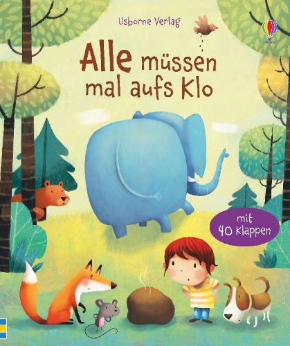 Buchcover und Innenansicht für das Buch: Alle müssen mal aufs Klo