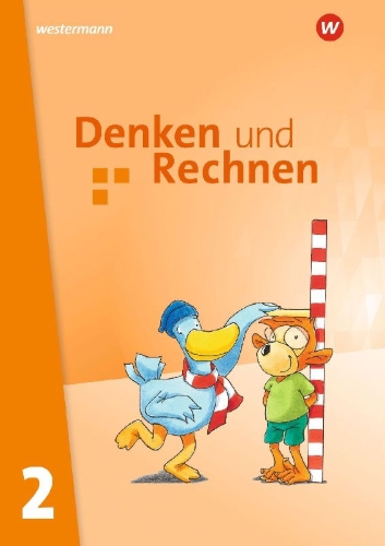 Buchcover und Innenansicht für das Buch: Denken und Rechnen 2. Schulbuch. Für Grundschulen in den östlichen Bundesländern