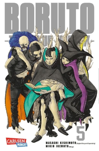 Buchcover und Innenansicht für das Buch: Boruto -Two Blue Vortex-